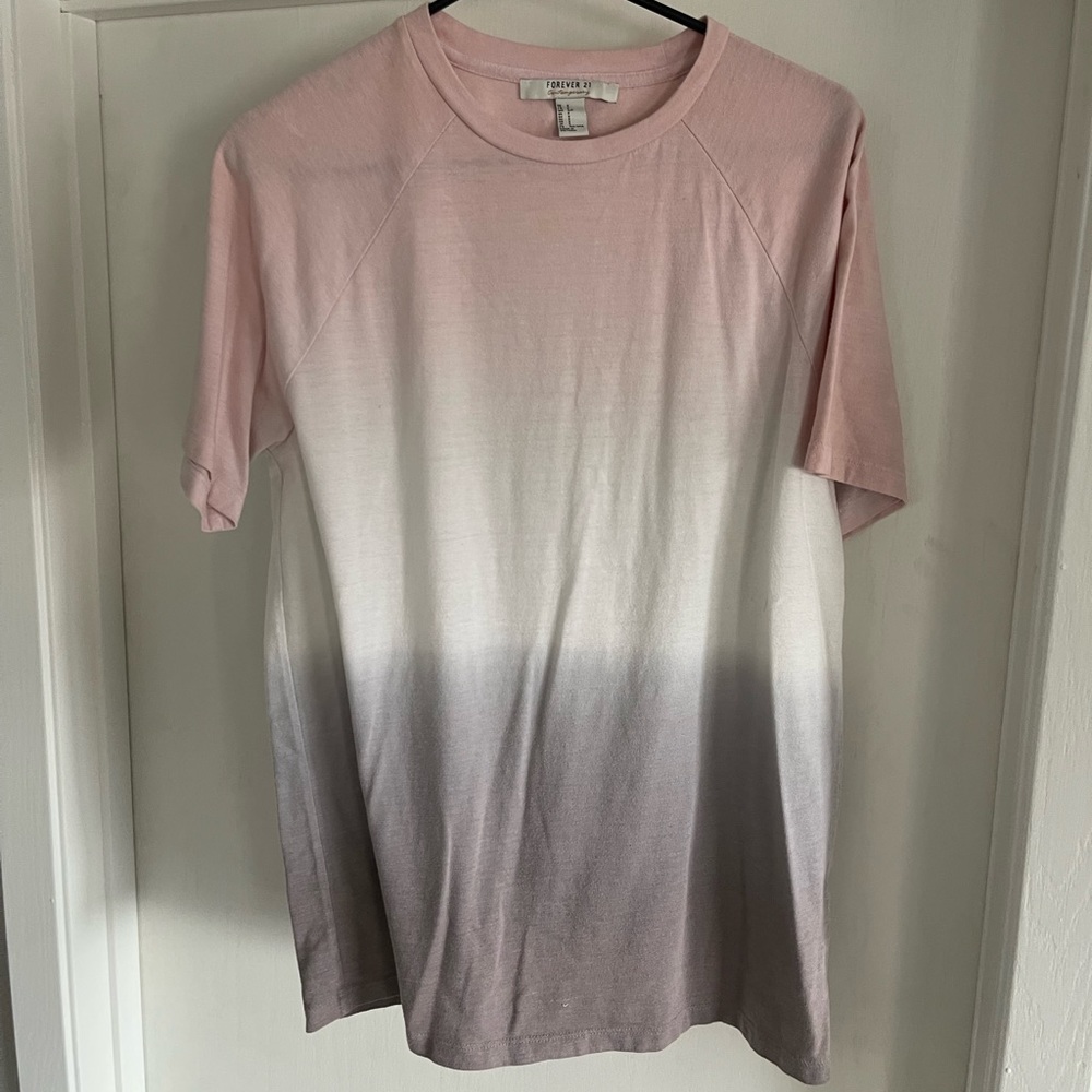 Oversized ombré t-shirt